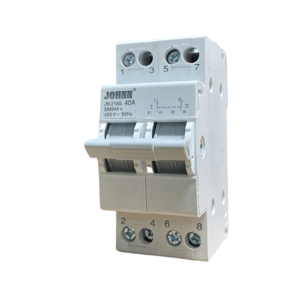 CHANGEOVER SWITCH 2P 40A DIN RAIL