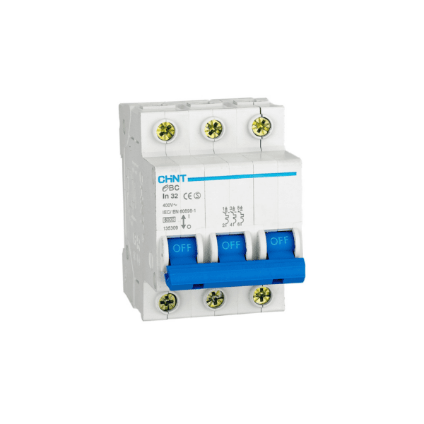 3kA 3P 10A Circuit Breaker C-Curve